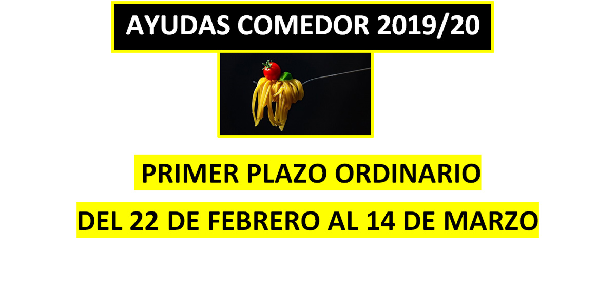 Ayudas de comedor 2019 – CEIP Ntra. Sra. de la Esperanza Ayudas de comedor 2019 – CEIP Ntra. Sra. de la Esperanza